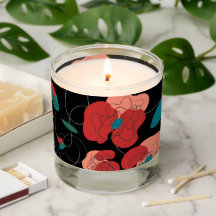 Fleur sauvage Wonderland | motif de fleurs stylisé