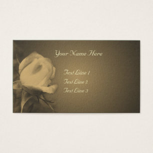 Fleur Sepia Rosebud âgée