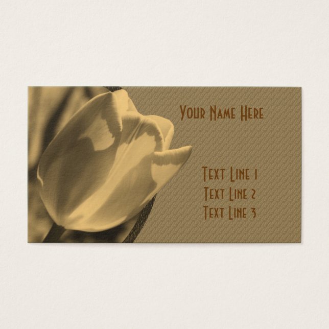 Fleur Sepia Tulip âgée (Devant)