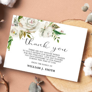 Fleur Sympathie MERCI Roses Blanches   PHOTO