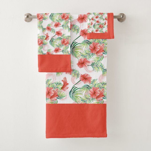 Fleur Tropical Orange (En situation)