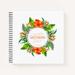 Fleur tropicale Bonne fête des mères   CARNET