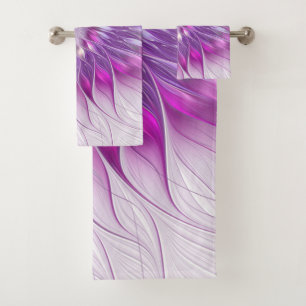 Fleur violette rose Passion Abstrait Art fractal