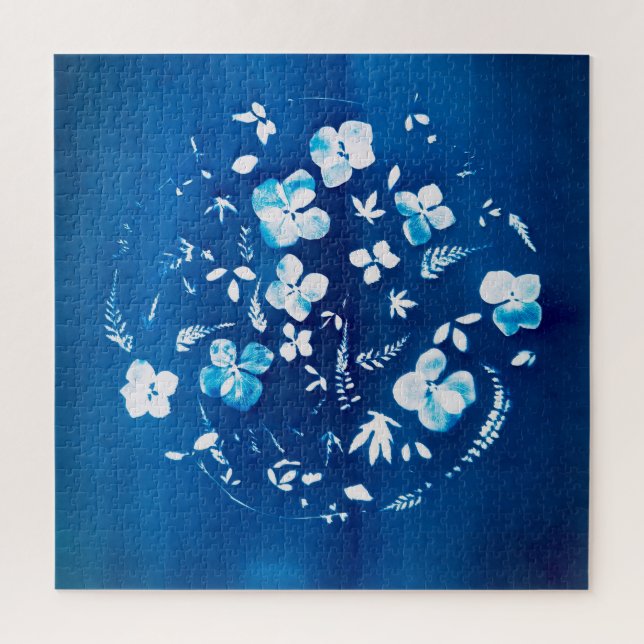 Fleuri Cyanotype - Frühlingsluft (Vertikal)