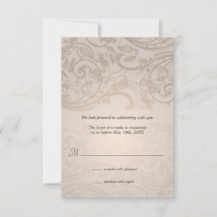 Fleurissement Taupe de Réponse de Mariage