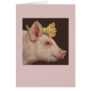 Fleurissent la carte de porcelet