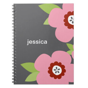 Fleuron moderne Carnet personnalisé