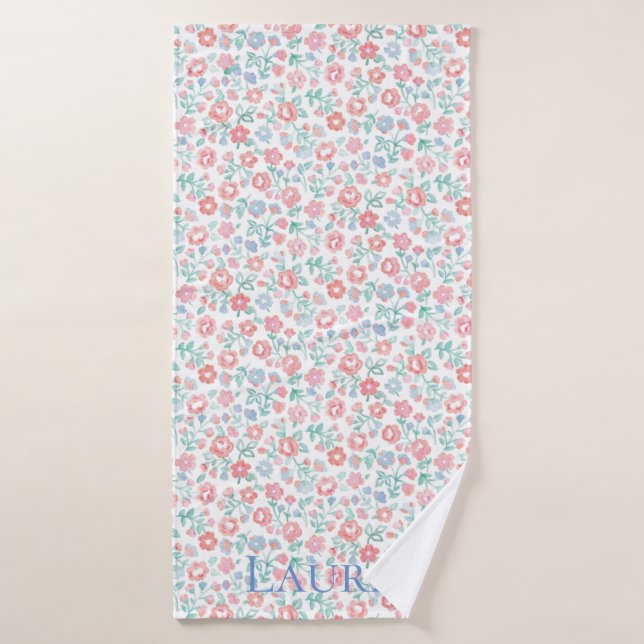 Fleurs (Serviette de bain)