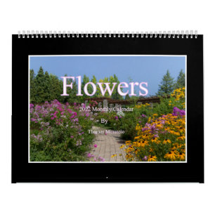 Fleurs 2022 Calendrier Mensuel Par Tom Minutolo