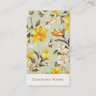 Fleurs 32 • Carte de visite élégant
