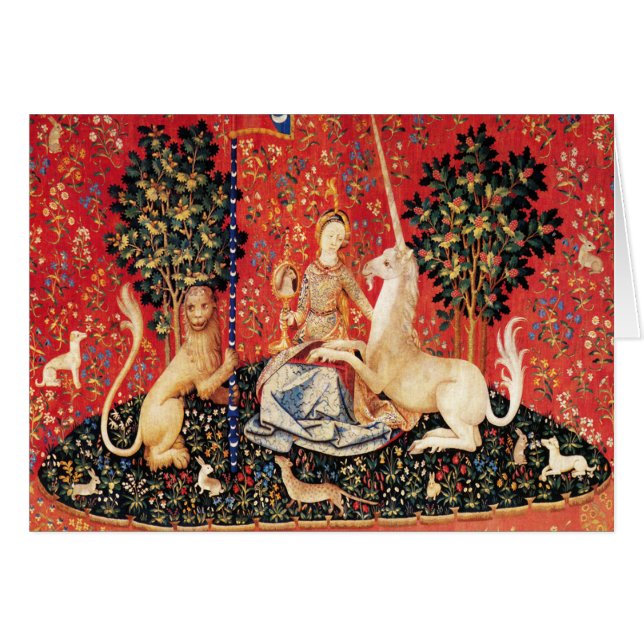 Fleurs, Animaux Imaginaire Noël de la DAME ET DE L (Devant horizontal)