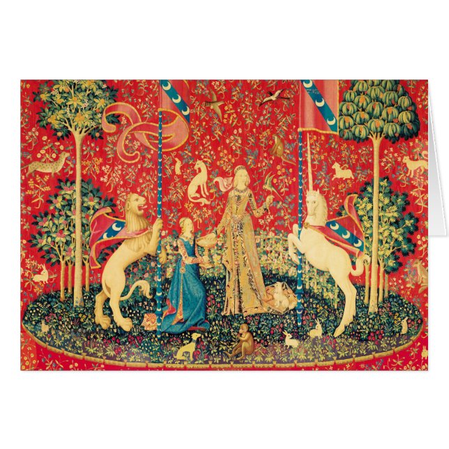 Fleurs, Animaux Imaginaire Noël de la DAME ET DE L (Devant horizontal)