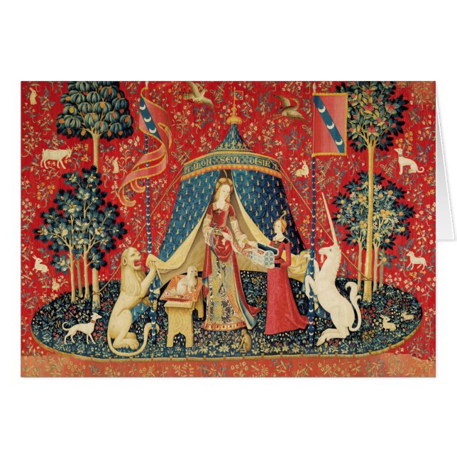 Fleurs, Animaux Imaginaire Noël de la DAME ET DE L (Devant horizontal)