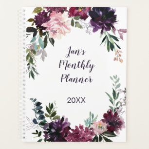Fleurs aquarelles florales lavande mauve rose pour