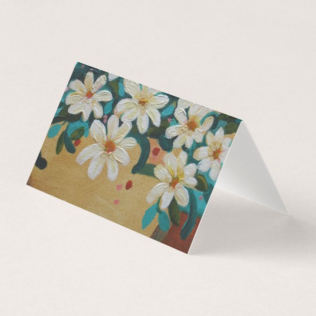 Fleurs blanches crémeuses (Front)