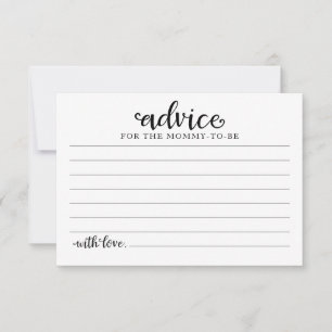 Fleurs bleues Carte de conseil Baby shower Hallowe