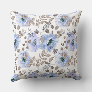 Fleurs Bleues Décor Agritouriste Lève Oreiller
