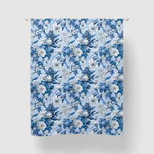 Fleurs Bleues Et Blanches 