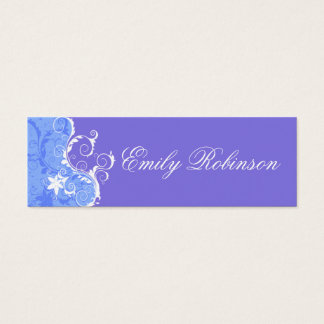 Fleurs bleues et blanches élégantes