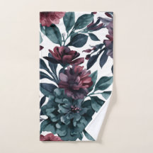 Fleurs Botaniques Aquarelles Maussades Florales