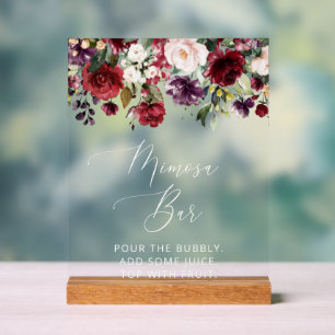 Fleurs Bourgognes, Fleurs Roses, Boho, Bar Mimosa
