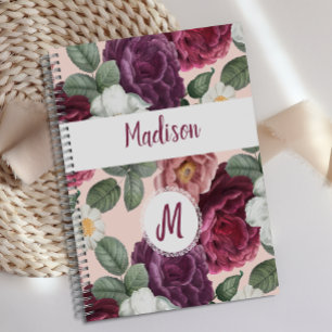 Fleurs Bourguignon Élégantes Monogramme Tendance