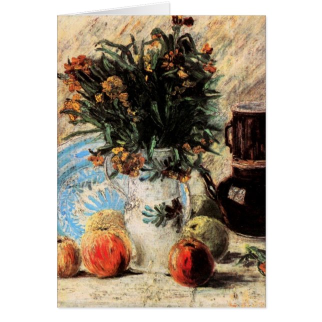 Fleurs, Café et Fruit de Vincent van Gogh (Devant)