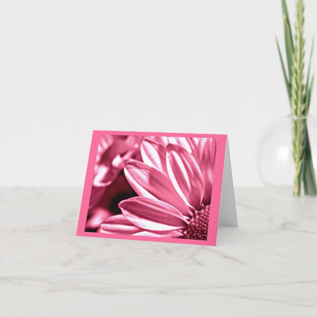 Fleurs Carte pour notes-Fleur-Peintes 12 (Devant)