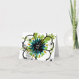 Fleurs cartes pour notes-Florales 2