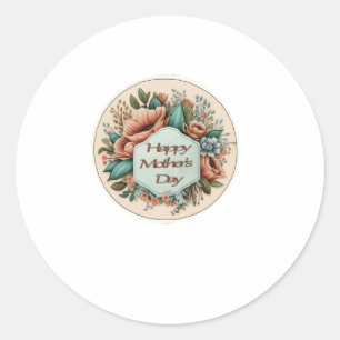 Fleurs chic   Happy Mother's Day Stickers