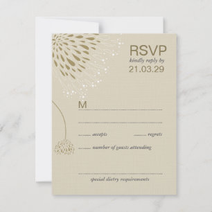 Fleurs Chrysanthemum Floral Mariage élégant RSVP
