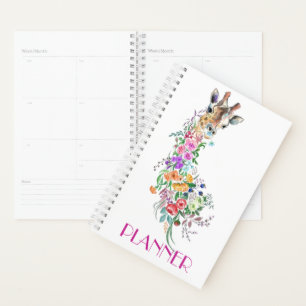 Fleurs colorées Bouquet Giraffe - Dessin Moderne