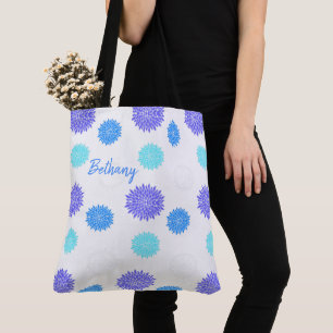 Fleurs colorées Sac fourre-tout de yoga
