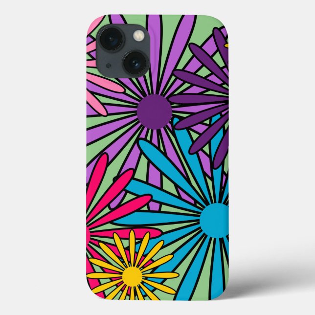 Fleurs Coque-Mate coque iphone (Verso)