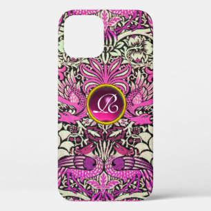 FLEURS, COQUES DE PAIX, DRAGONS, MONOGRAMME EN PIE