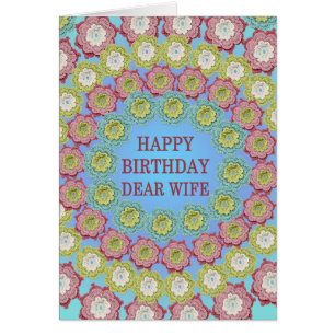 Fleurs Crochet d'anniversaire de femme