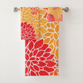 Fleurs Dahlia, Motif De Fleurs, Dahlia Orange
