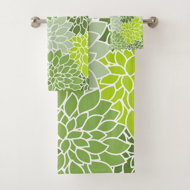 Fleurs Dahlia, Motif De Fleurs, Dahlia Verte (En situation)