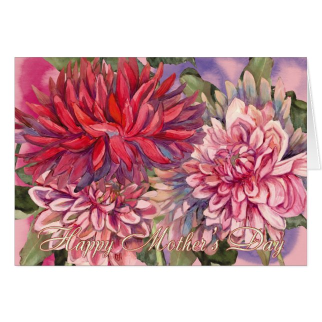 fleurs dahlias (Devant horizontal)