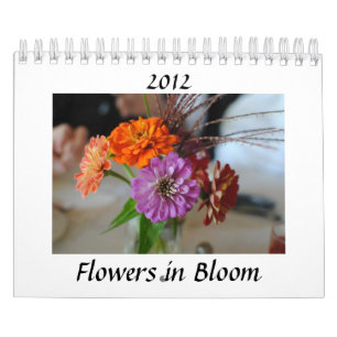 Fleurs dans le calendrier de la fleur 2012