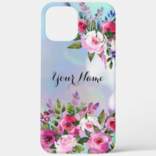 Fleurs d'aquarelle iPhone 12 Pro Max coque iphone