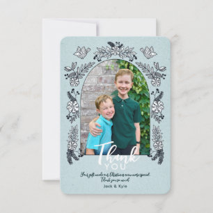 Fleurs d'arc photo lunettes Merci de Noël C