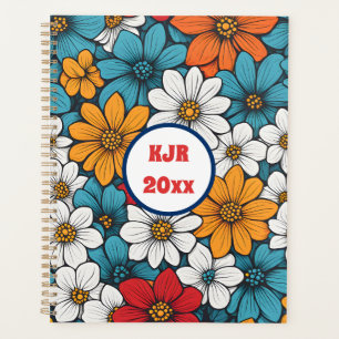 Fleurs d'art pop colorées