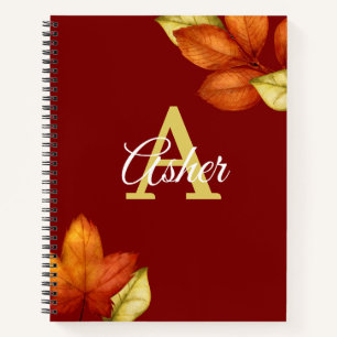 Fleurs d'automne Carnet spirale