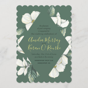 Fleurs de bois de chien, Faire-part de mariage