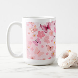Fleurs de cerisier esthétiques, cadeau de tasse à 