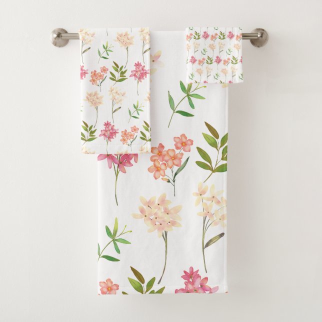 Fleurs de cottage traditionnel motif douillet (En situation)