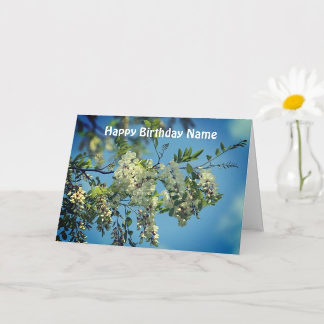 Fleurs de Criquet - Fleurs - Carte d'anniversaire  (Petite plante)
