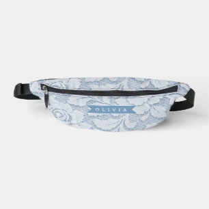 Fleurs de dentelle bleue personnalisées Élégant Ro