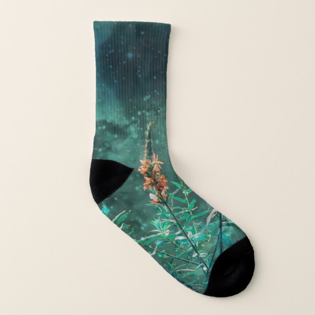 Fleurs de fée dans le clair de lune de jade (Gauche intérieur)